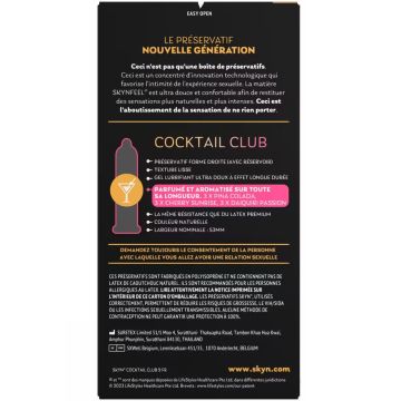 Latexvrije Condooms met Smaak Cocktail Club - 9 stuks