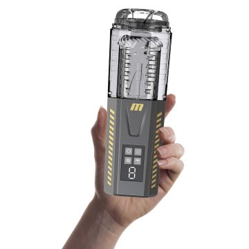 Automatische Masturbator Spinmaster Pro - Grijs