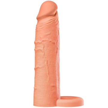 Siliconen Penissleeve Inferno 18 cm - Huidskleur