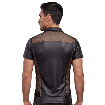 Opvallend Shirt met Ritssluiting NEK