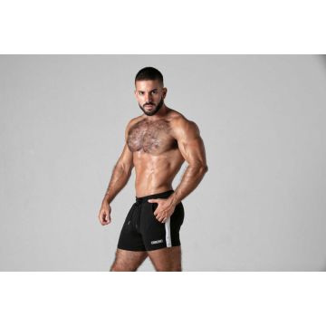 Locker Gear Streep Mini Short - Wit