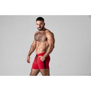 Locker Gear Streep Mini Short - Rood