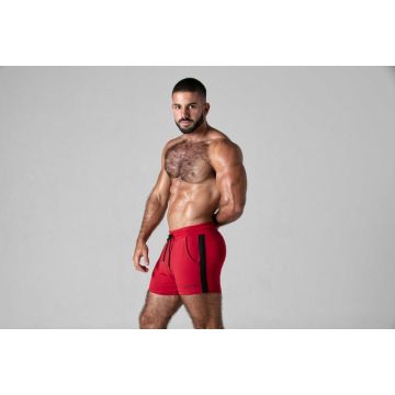 Locker Gear Streep Mini Short - Rood