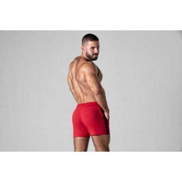 Locker Gear Streep Mini Short - Rood