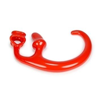 Rood - Oxballs Alien Tail Butt Plug & Built-In Cocksling 