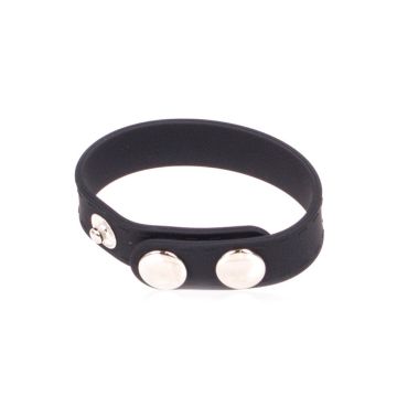 Siliconen Tri-snap Cockring
