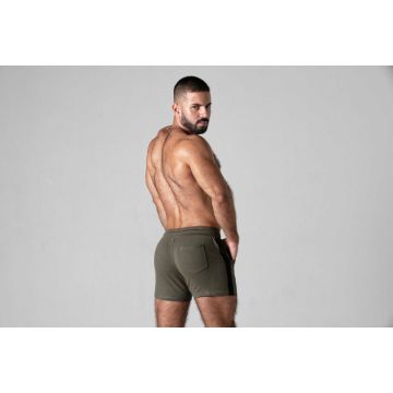 Locker Gear Mini Short Streep - Donkergroen