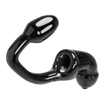 Oxballs Tailpipe - Chastity Cock-Lock With Attached Butt Plug