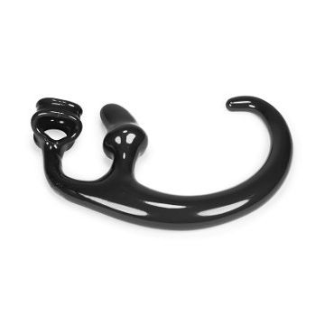 Zwart - Oxballs Alien Tail Butt Plug & Built-In Cocksling 