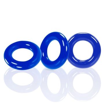 Oxballs Willy Cockring 3 Pack - Blauw*