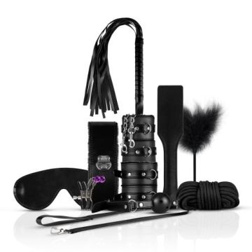 Bedroom Fantasies Bondage Kit - Black Fantasy
