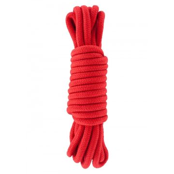 Bondage Touw 5 meter - Rood Katoen