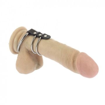 Leather Cock 3 Rings