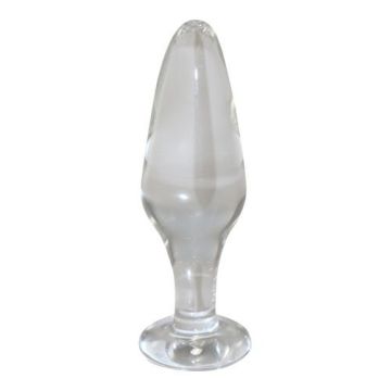 Icicles No. 26 Klassieke Buttplug  - Transparant