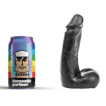 Cute Recruit Black Dildo - 16 cm