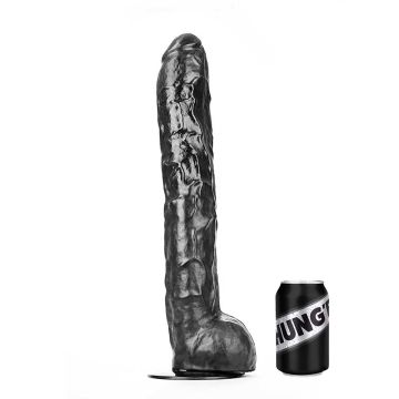 HUNG'R BRUTUS Dildo Black 17.5 inch / 44.5 cm / Ø 7.3 cm
