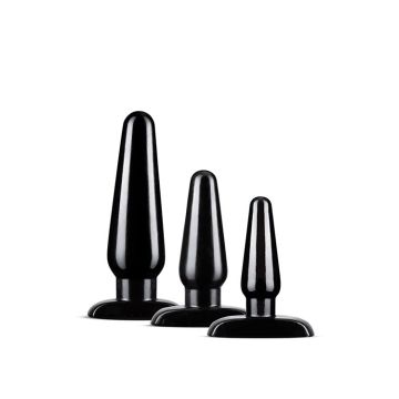 Set Zwarte  Buttpluggen - Anal Adventures