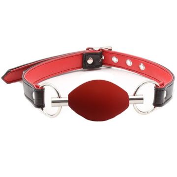 Oval Ball Gag - Red - Ø 4.2 cm