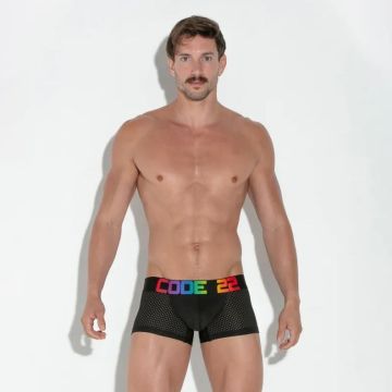 Code 22 Pride Mesh Trunk - Zwart