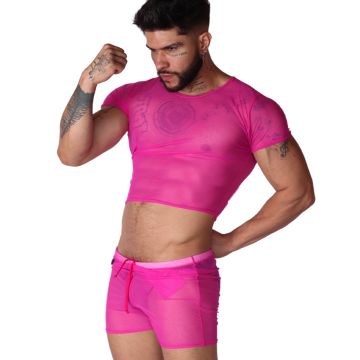 GIGO Crop Top Spectrum - Fuchsia