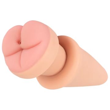 Buttplug en Penisverlenger 2 in 1 - Nature Skin