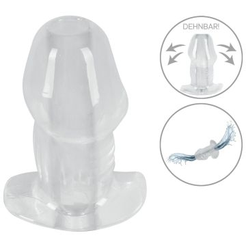 Anos Tunnel Buttplug - Transparant