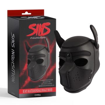 Sins Inquisition BDSM Puppy Masker Be My Master - Zwart