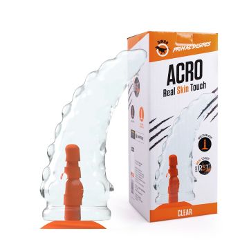 Dinoo Dildo Primal Acro Clear - 33 cm