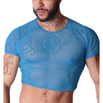 GIGO Crop Top Spectrum - Blauw