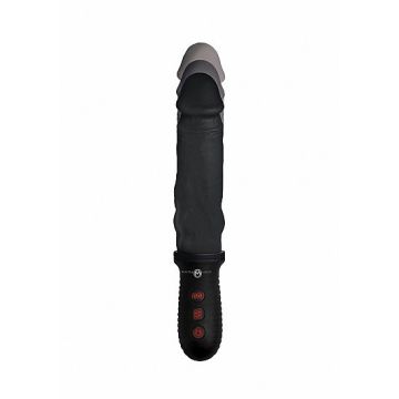 Auto Pounder Vibrating and Thrusting Dildo - Zwart