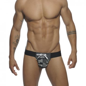 Addicted Tie-Up Jockstrap Camouflage Charcoal
