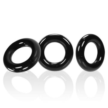 Oxballs Willy Cockring 3 Pack - Zwart*