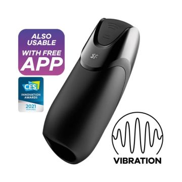 Satisfyer Men Vibration+ met App - Zwart