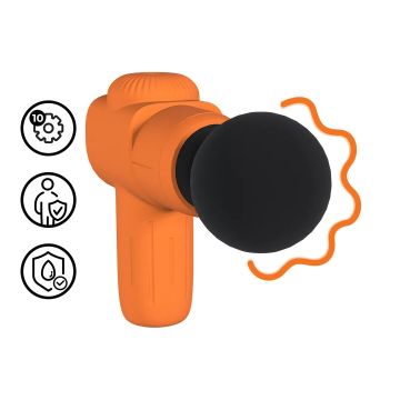 Mini Oplaadbare Massagepistool - Oranje