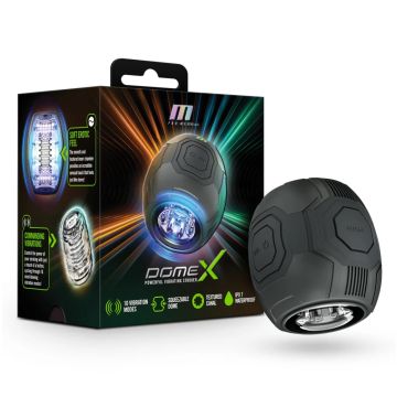 Vibrerende Masturbator Dome X - Zwart