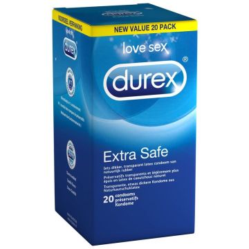Durex Extra (Top) safe condooms 20 stuks