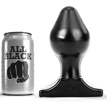 Butt Plug René All Black - 8 cm