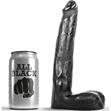 All Black Dildo Heinrich - 21 cm