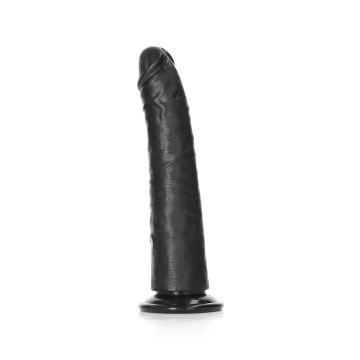 Realistische Dildo met Zuignap Slim - Zwart