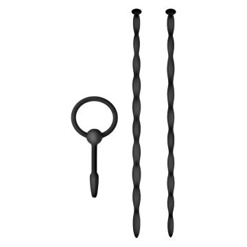 3 in 1 Penis Pluggen Knot Knot Urethral Sound