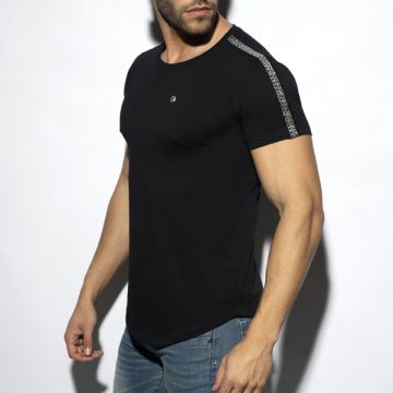 ES Collection Chains T-Shirt - Zwart