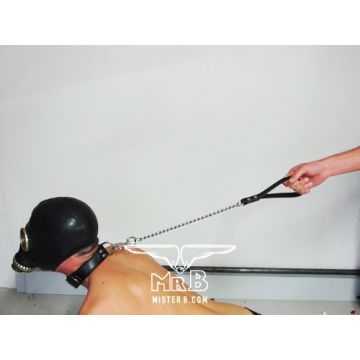 Mister B Leren Hondenriem - Korte Ketting