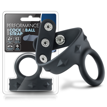 Cockring Met Ballstrap - VS6