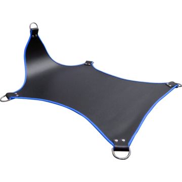 Leren Sling Met Blauwe  Bies