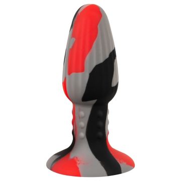 Anos Silicone Buttplug - Tricolour