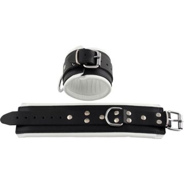 Brede Slaven Enkelboeien Wit