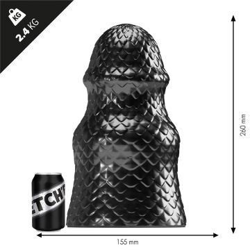 Stretch'r Scaly Buttplug XL -Zwart