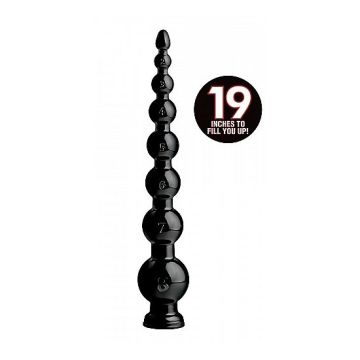 Graduated Bead Anal Snake Anaaldildo - 19 inch