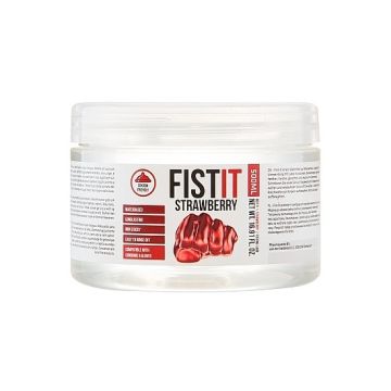 Glijmiddel FistIt - Strawberry - Extra Thick - 500 ml
