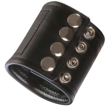 Leren Pols Wallet - Zwart*